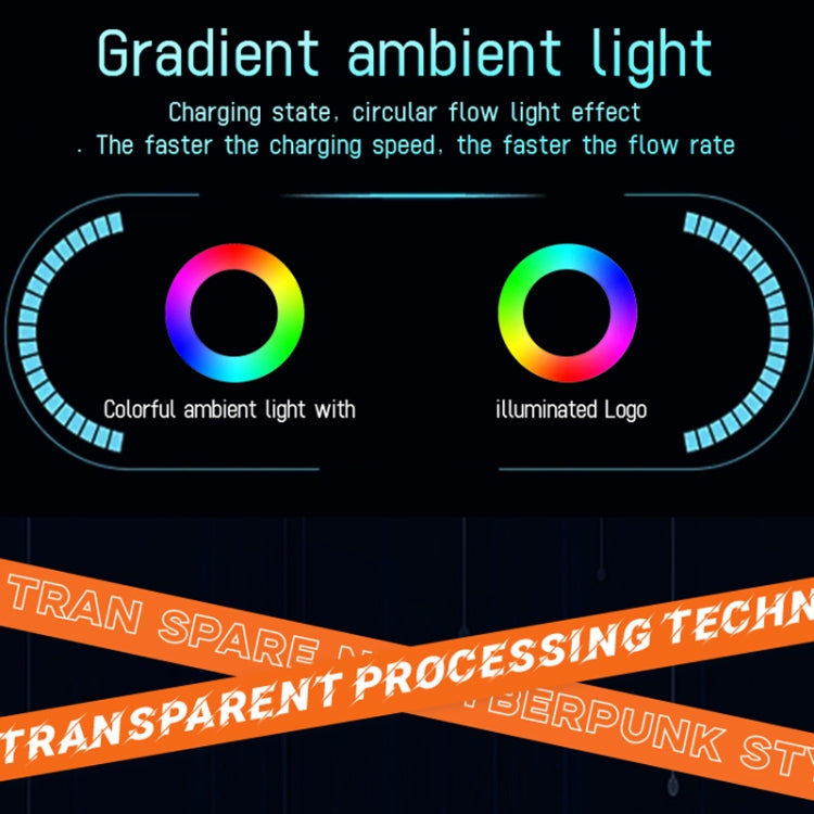 15W QI Protocol Wireless Car Charger Smart Induction Phone Holder(Black) by buy2fix