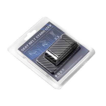 Car Seat Belt Holder Anti-collision Elastic Buckle Limiter(Matt Black) by buy2fix