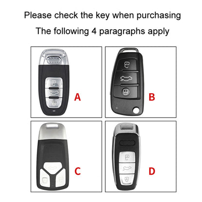 For Audi C Car Folding Key Cover Multifunctional Keychain Anti-lost Number Plate by buy2fix