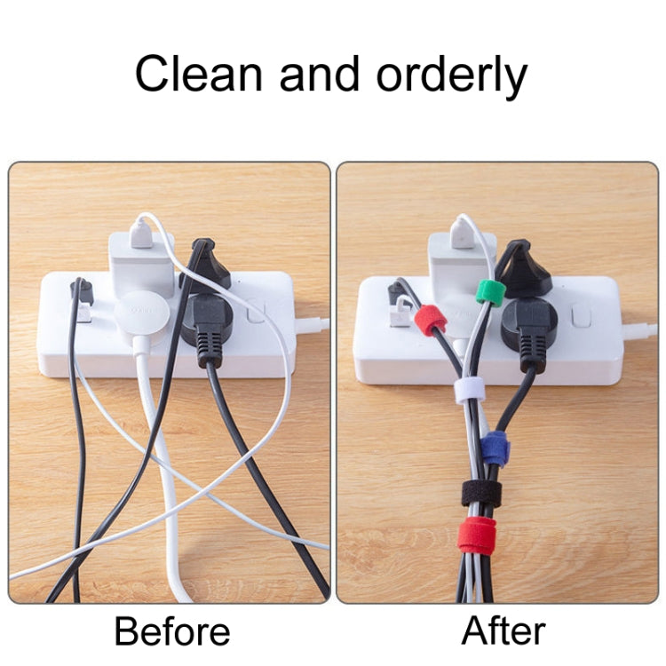 20pcs Nylon Fixed Packing Tying Strap Data Cable Storage Bundle, Model: 10 x 150mm Black by buy2fix