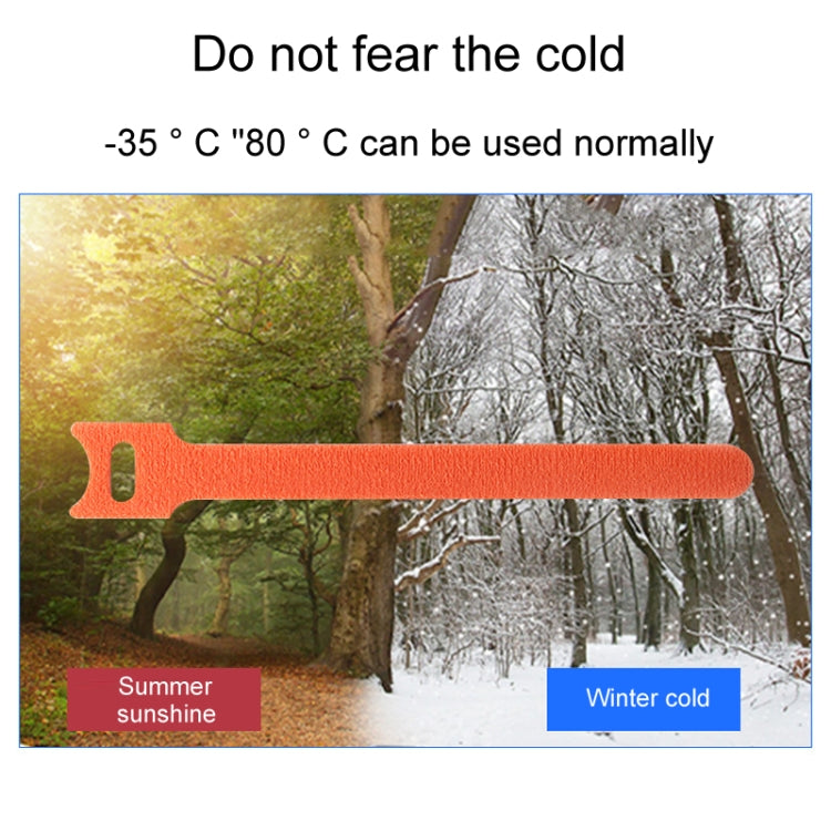 20pcs Nylon Fixed Packing Tying Strap Data Cable Storage Bundle, Model: 12 x 250mm Green by buy2fix