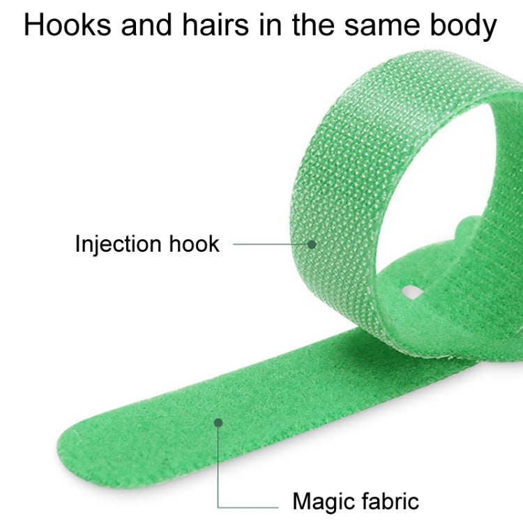 20pcs Nylon Fixed Packing Tying Strap Data Cable Storage Bundle, Model: 10 x 100mm Green by buy2fix