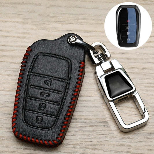 For Toyota Car Key Cover Multifunctional Keychain Anti-lost Number Plate, Style: D4 by buy2fix