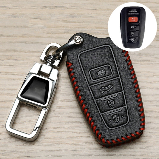 For Toyota Car Key Cover Multifunctional Keychain Anti-lost Number Plate, Style: F4 by buy2fix