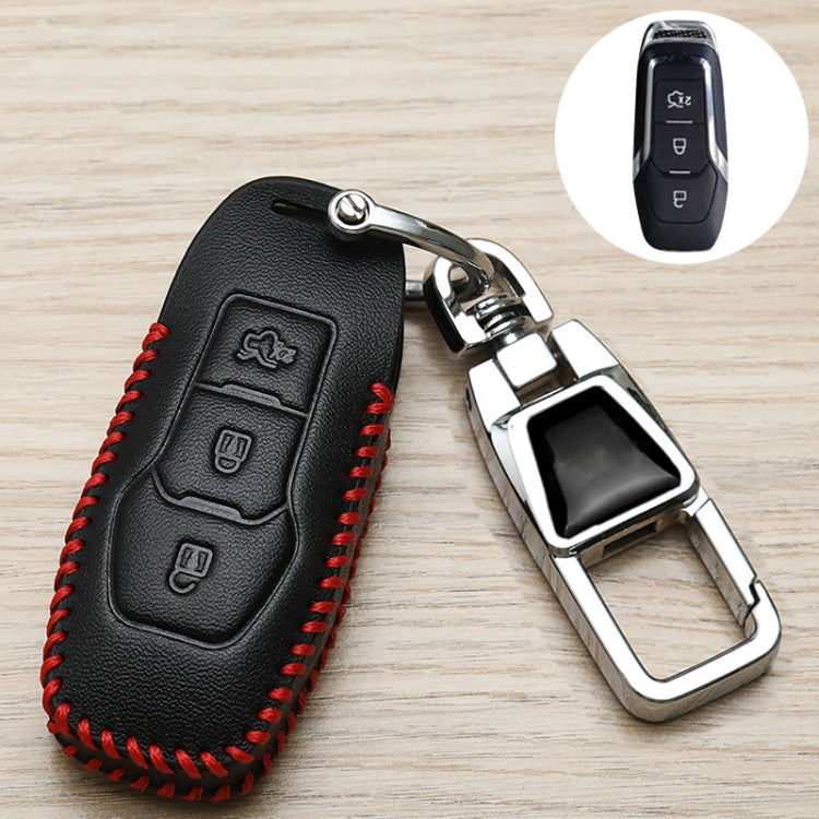 For Ford Car Key Cover Keychain Anti-lost Number Plate, Style: A by buy2fix