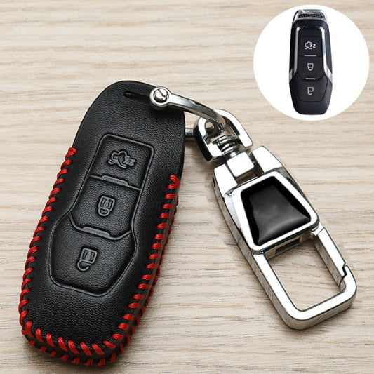 For Ford Car Key Cover Keychain Anti-lost Number Plate, Style: A by buy2fix