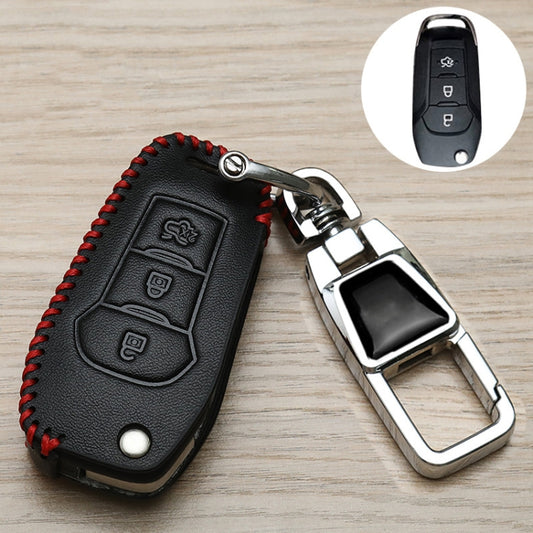 For Ford Car Key Cover Keychain Anti-lost Number Plate, Style: B by buy2fix