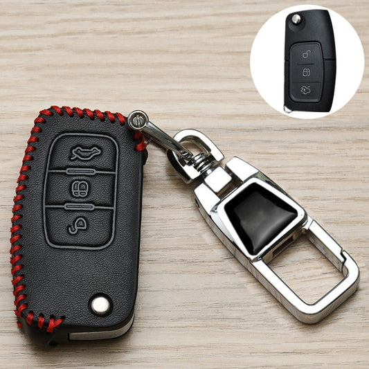 For Ford Car Key Cover Keychain Anti-lost Number Plate, Style: C by buy2fix