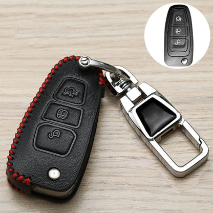 For Ford Car Key Cover Keychain Anti-lost Number Plate, Style: D by buy2fix