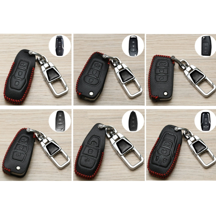 For Ford Car Key Cover Keychain Anti-lost Number Plate, Style: E by buy2fix