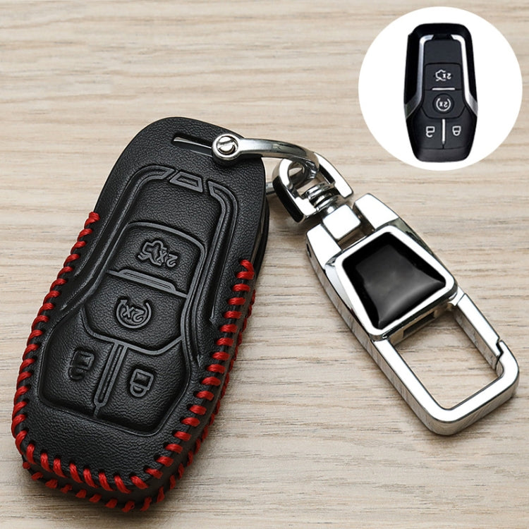 For Ford Car Key Cover Keychain Anti-lost Number Plate, Style: F by buy2fix
