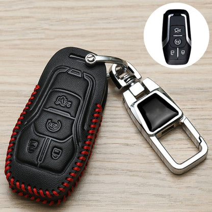 For Ford Car Key Cover Keychain Anti-lost Number Plate, Style: F by buy2fix