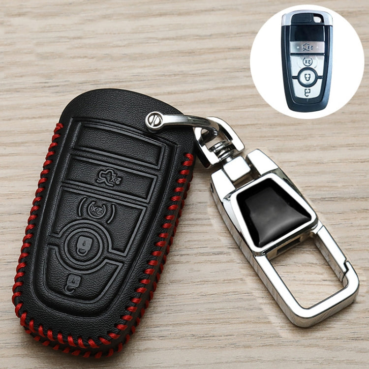 For Ford Car Key Cover Keychain Anti-lost Number Plate, Style: H by buy2fix