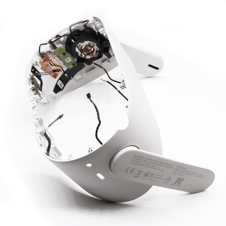 For Meta Quest 2 Repair and Replacement Parts Outer Shell with Loudspeaker by buy2fix