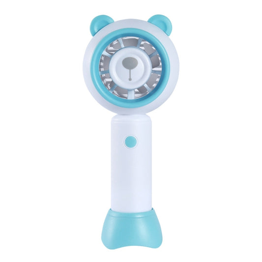 USB Handheld Fan Mini Portable Desktop Cute Cartoon Fan(Blue Bear) by buy2fix