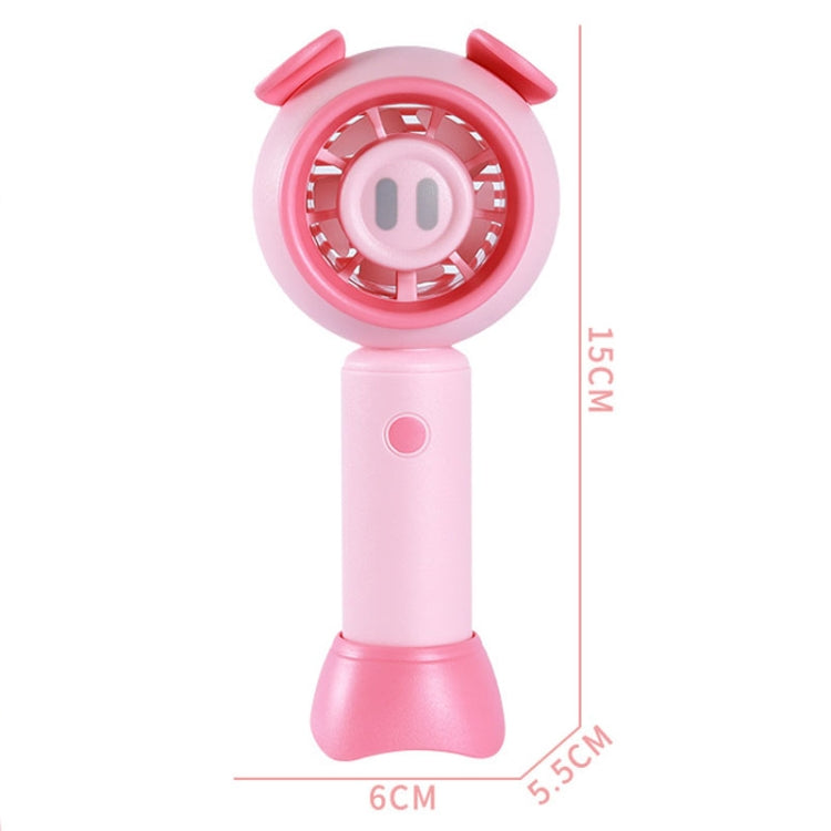 USB Handheld Fan Mini Portable Desktop Cute Cartoon Fan(Blue Bear) by buy2fix