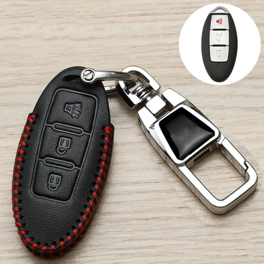 For Nissan Car Key Cover Keychain Anti-lost Number Plate, Style: A by buy2fix