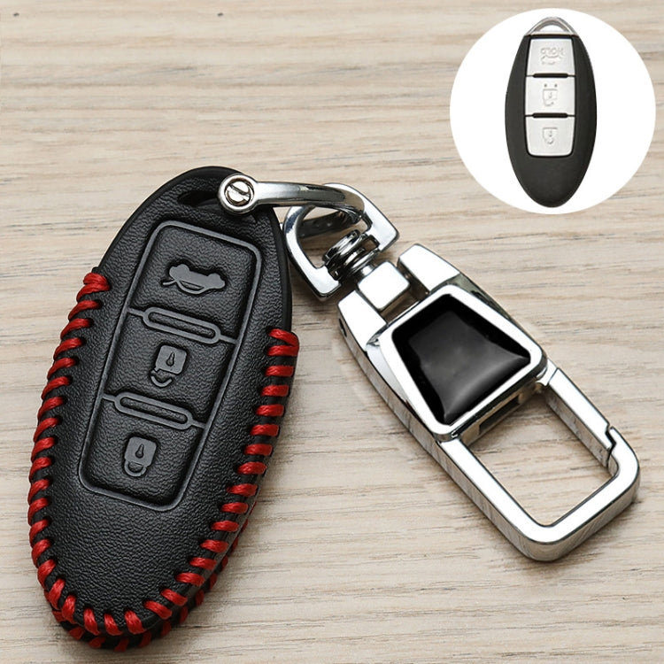 For Nissan Car Key Cover Keychain Anti-lost Number Plate, Style: B by buy2fix