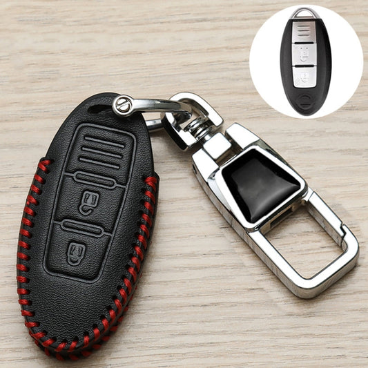 For Nissan Car Key Cover Keychain Anti-lost Number Plate, Style: D by buy2fix