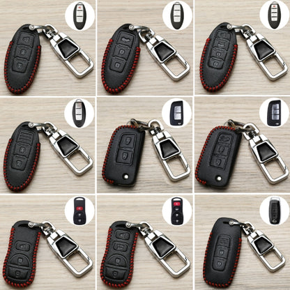 For Nissan Car Key Cover Keychain Anti-lost Number Plate, Style: D by buy2fix