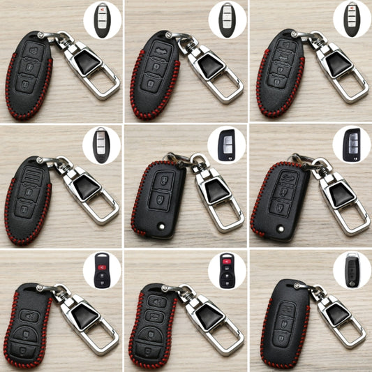 For Nissan Car Key Cover Keychain Anti-lost Number Plate, Style: E by buy2fix