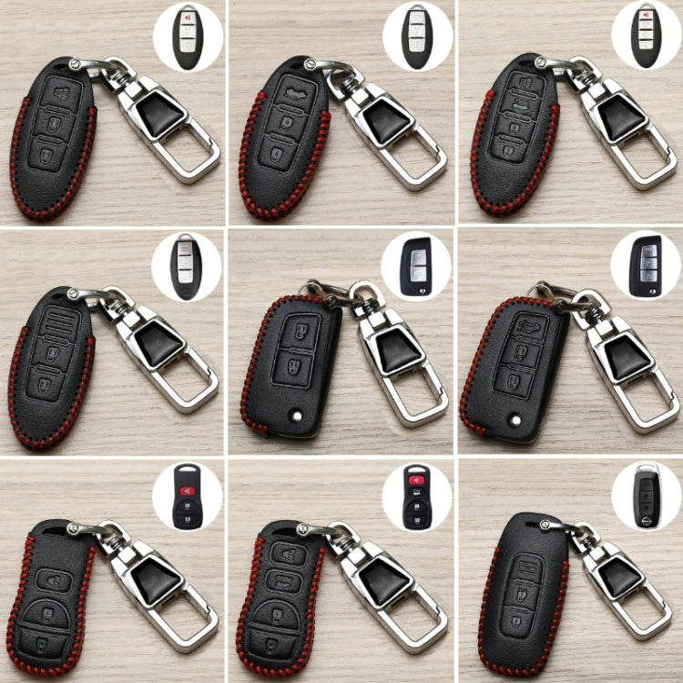 For Nissan Car Key Cover Keychain Anti-lost Number Plate, Style: G by buy2fix