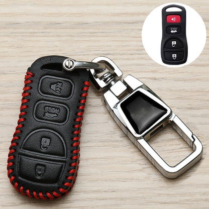 For Nissan Car Key Cover Keychain Anti-lost Number Plate, Style: H by buy2fix