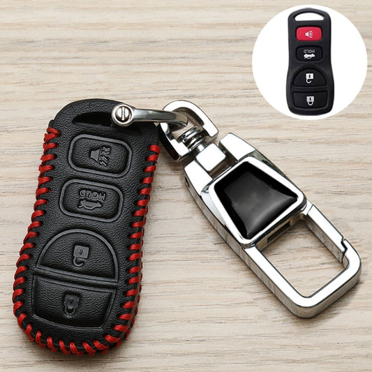 For Nissan Car Key Cover Keychain Anti-lost Number Plate, Style: H by buy2fix