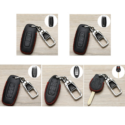 For Nissan Car Key Cover Keychain Anti-lost Number Plate, Style: I3 by buy2fix