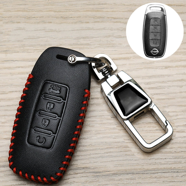 For Nissan Car Key Cover Keychain Anti-lost Number Plate, Style: I4 by buy2fix