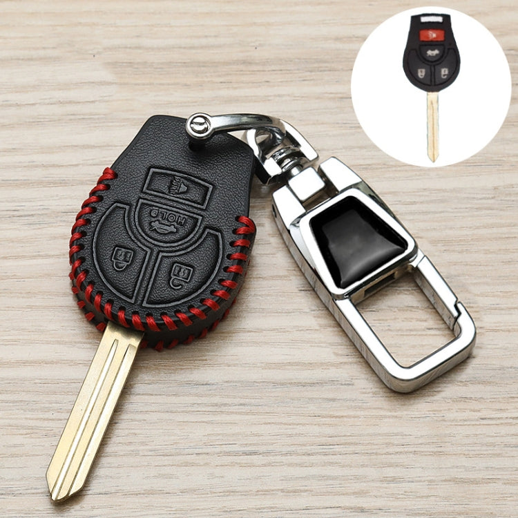 For Nissan Car Key Cover Keychain Anti-lost Number Plate, Style: Y by buy2fix