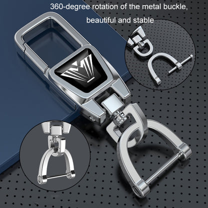 For Nissan Car Key Cover Keychain Anti-lost Number Plate, Style: I3 One-button Start by buy2fix