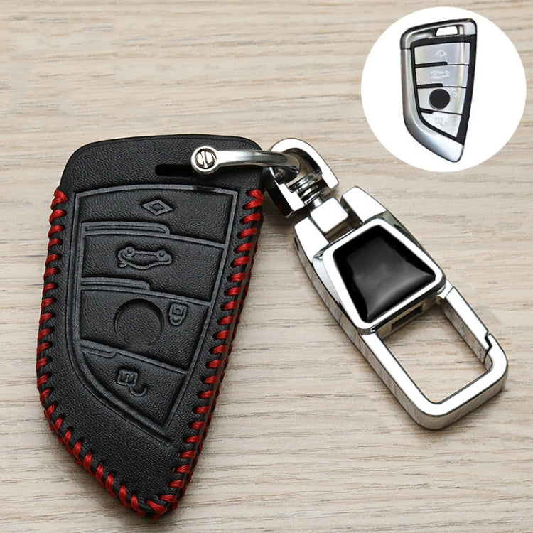 For BMW Car Key Cover Multifunctional Keychain Anti-Lost Number Plate, Style: E by buy2fix
