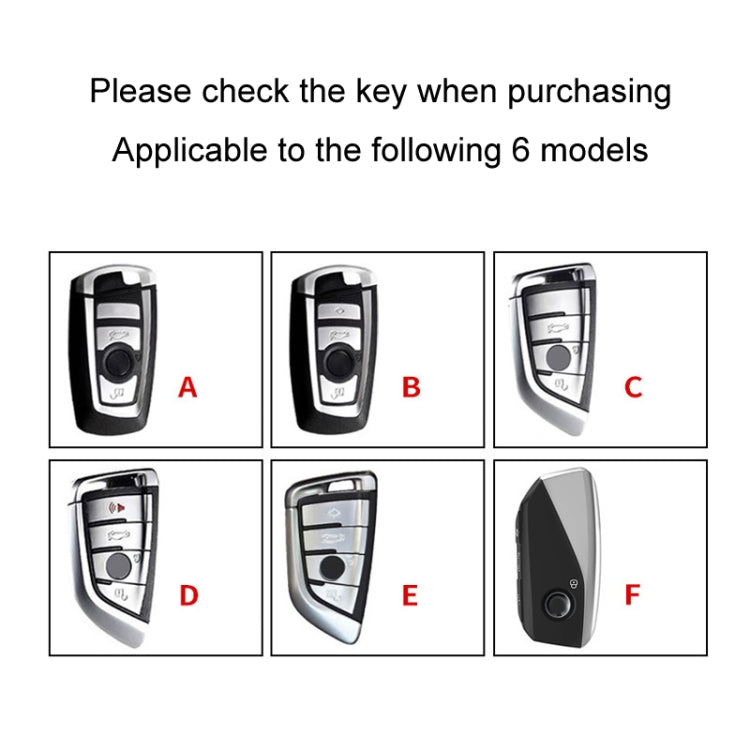 For BMW Car Key Cover Multifunctional Keychain Anti-Lost Number Plate, Style: B by buy2fix