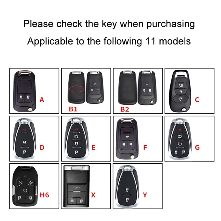 For Chevrolet Car Key Cover Multifunctional Keychain Anti-lost Number Plate, Style: D by buy2fix