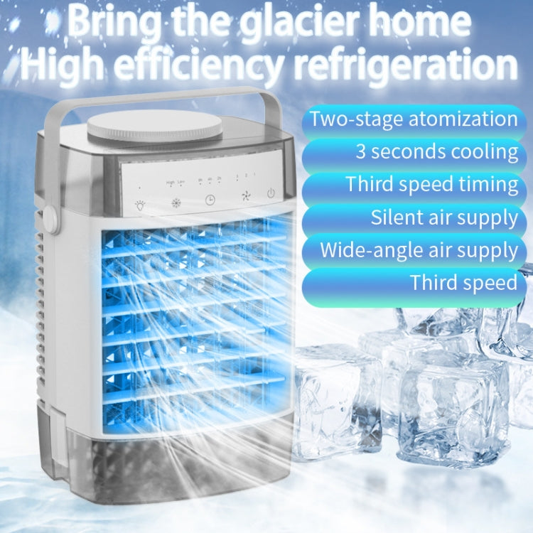 Air Conditioner Water Cooling Fan With Spray 3 Gear Wind 3 Speed Timing by buy2fix