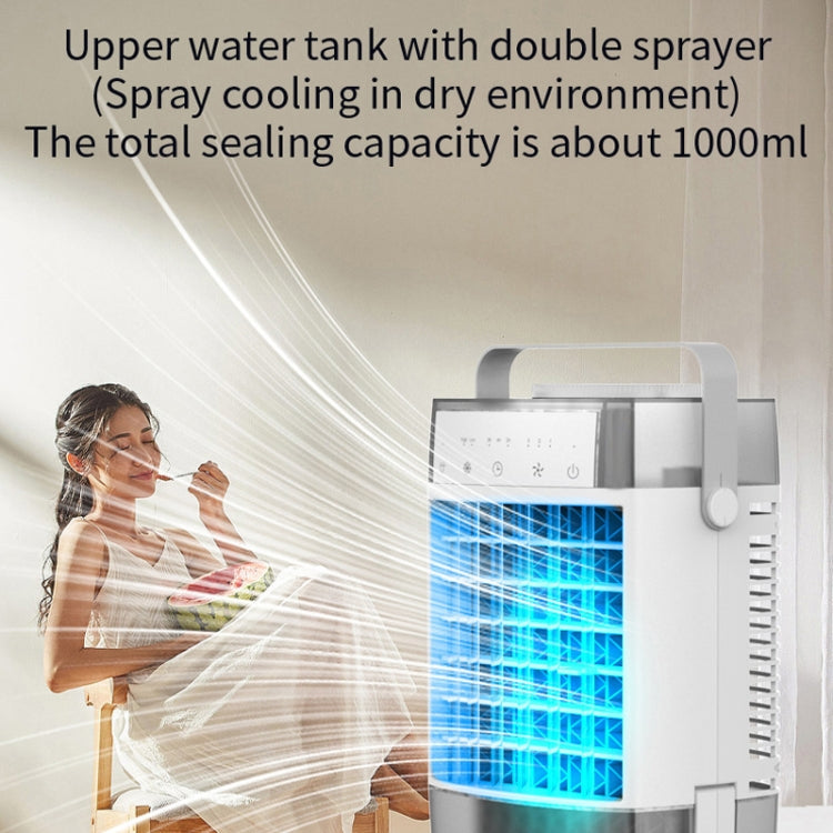 Air Conditioner Water Cooling Fan With Spray 3 Gear Wind 3 Speed Timing by buy2fix