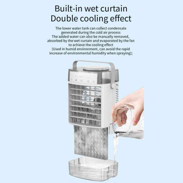 Air Conditioner Water Cooling Fan With Spray 3 Gear Wind 3 Speed Timing by buy2fix