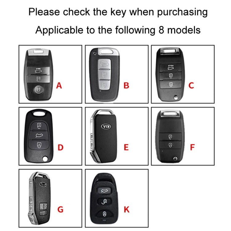 For Kia Car Key Cover Multifunctional Keychain Anti-lost Number Plate, Style: B by buy2fix
