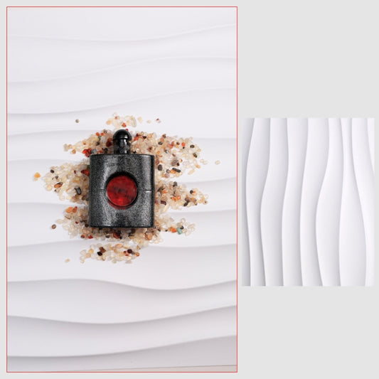 50x50cm Photography Background Plate Photography Props Small Objects Cubic Photography Wall Posing Scene, Style: D105 Wave Pattern by buy2fix