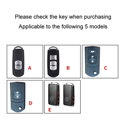 For Mazda Car Key Mover Multifunctional Keychain Anti-lost Number Plate(D) by buy2fix