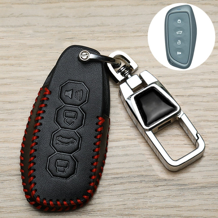 For Great Wall Haval Car Key Cover Multifunctional Keychain Anti-Lost Number Plate, Style: F by buy2fix