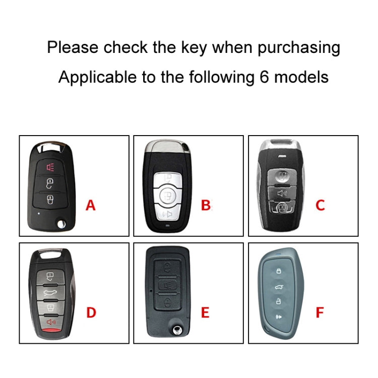 For Great Wall Haval Car Key Cover Multifunctional Keychain Anti-Lost Number Plate, Style: D by buy2fix