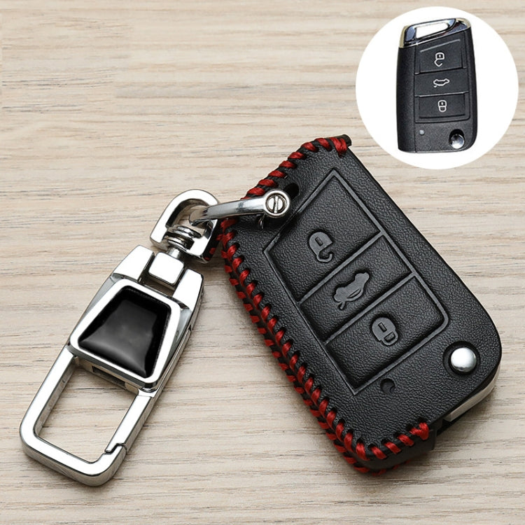 For Volkswagen Key Cover Multifunctional Keychain Anti-lost Number Plate, Style: B by buy2fix