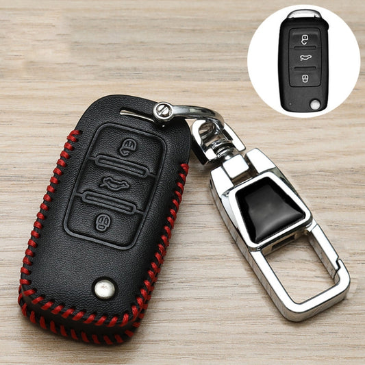 For Volkswagen Key Cover Multifunctional Keychain Anti-lost Number Plate, Style: E by buy2fix