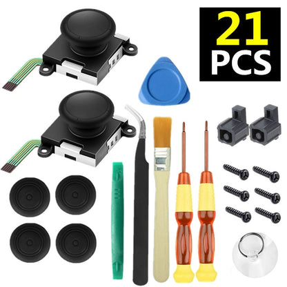 21 In 1 Kit For Nintendo Switch Joycon Joystick Thumb Stick Repair Tool by buy2fix