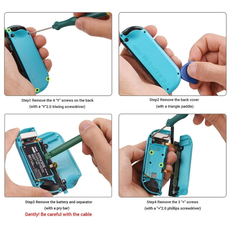 32 In 1 Kit For Nintendo Switch Joycon Joystick Thumb Stick Repair Tool - Switch Spare Parts by buy2fix | Online Shopping UK | buy2fix