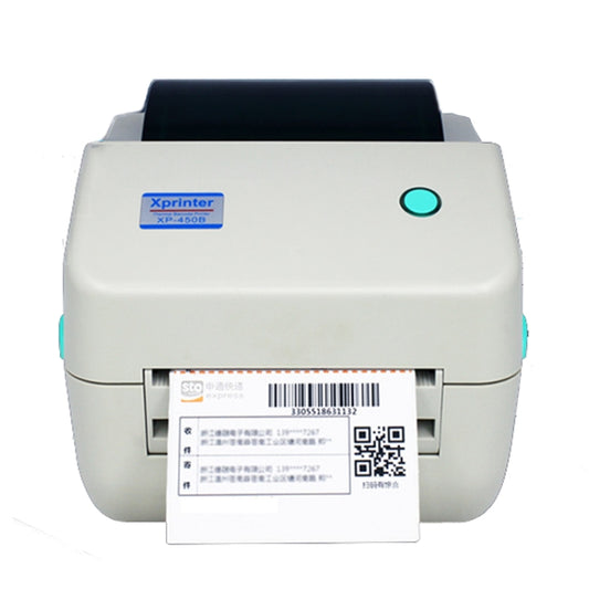 Xprinter XP-450B USB Port Supermarket Cashier Barcode Thermal Printer(UK Plug) - Receipt Printers by Xprinter | Online Shopping UK | buy2fix