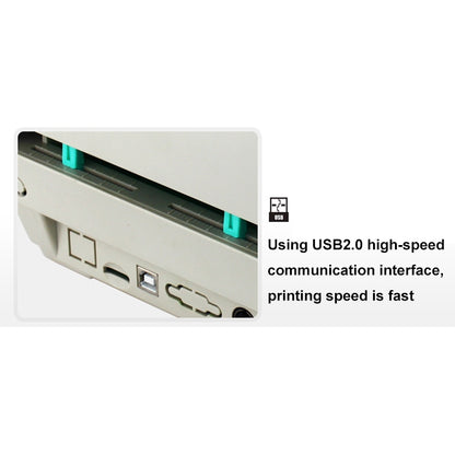 Xprinter XP-450B USB Port Supermarket Cashier Barcode Thermal Printer(EU Plug) - Receipt Printers by Xprinter | Online Shopping UK | buy2fix