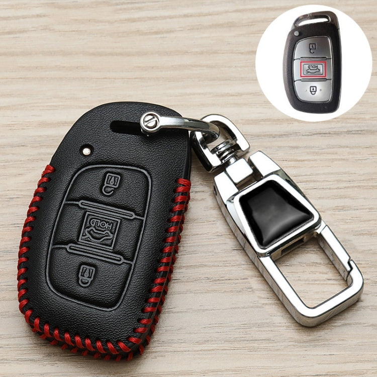 For Hyundai Car Key Cover Multifunctional Keychains Anti-lost Number Plates, Style: D by buy2fix